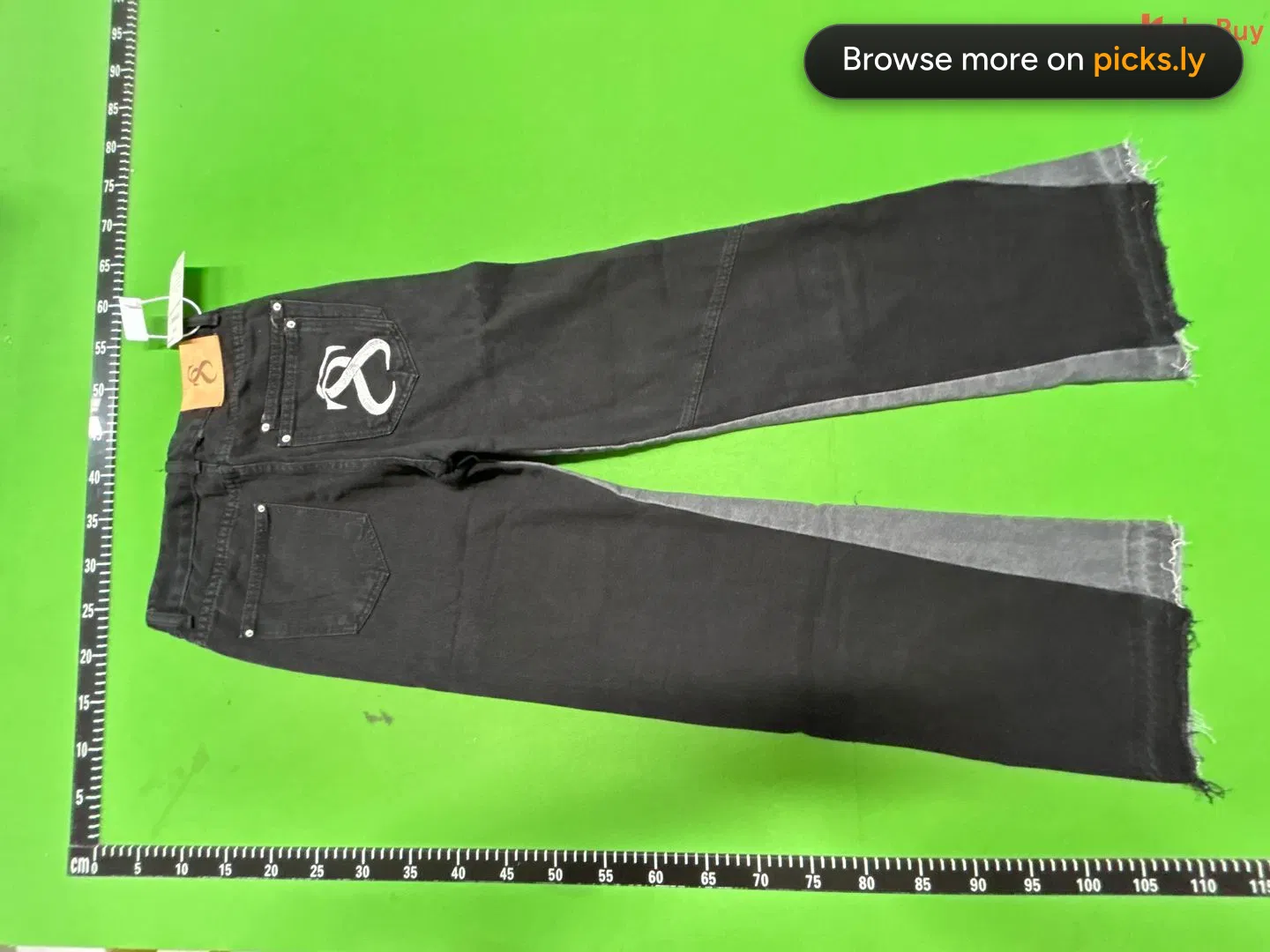 Cross border American retro washed distressed denim jeans for men and women, hip-hop casual street style loose and micro flared pants QC photo 4