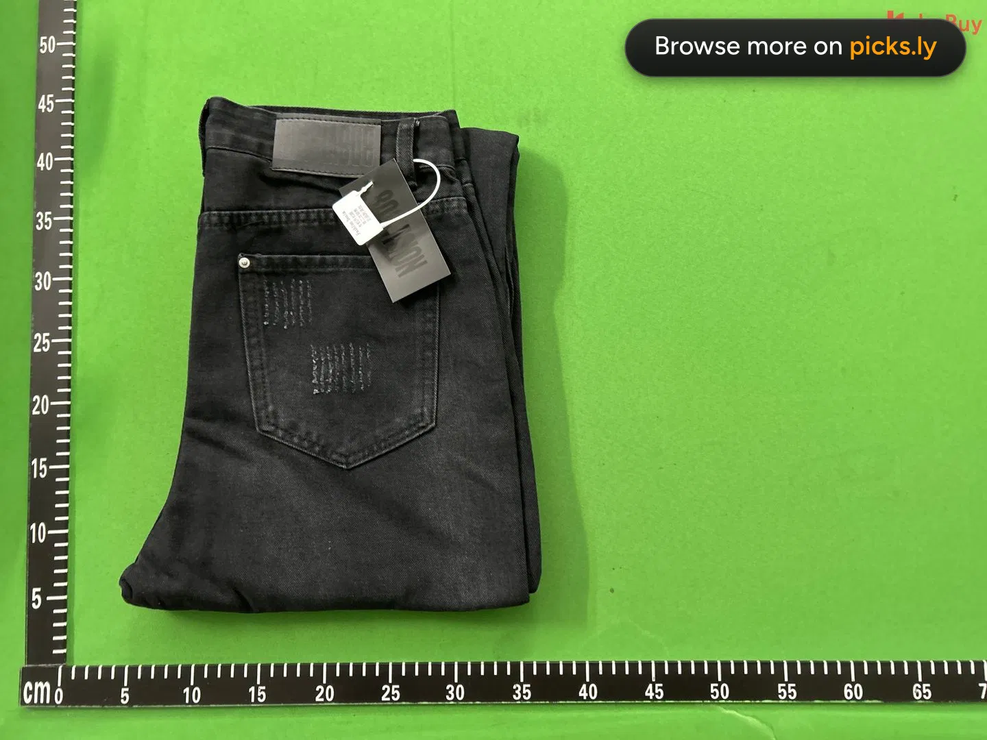 Cross border American retro washed distressed denim jeans for men and women, hip-hop casual street style loose and micro flared pants QC photo 5