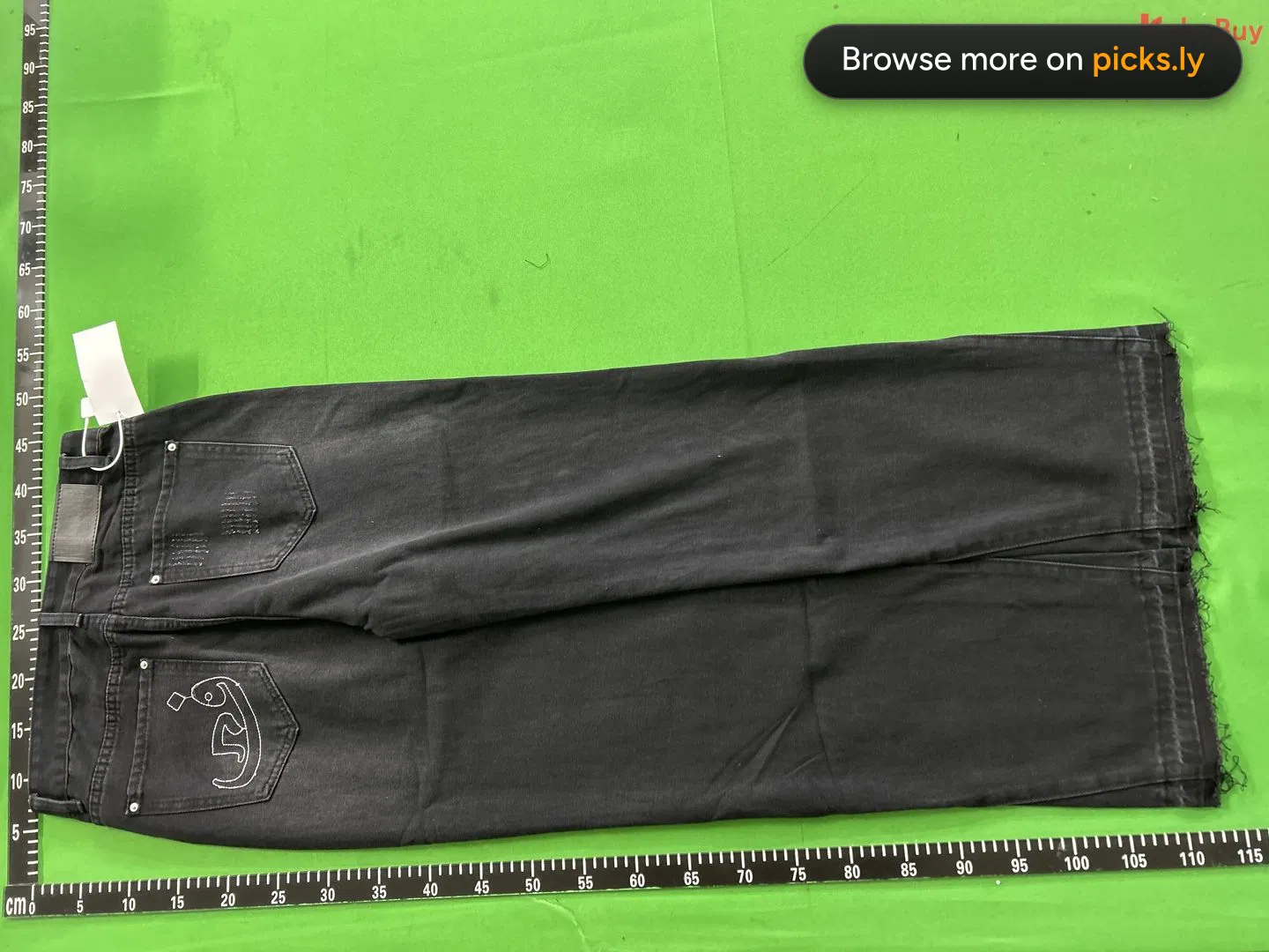 Cross border American retro washed distressed denim jeans for men and women, hip-hop casual street style loose and micro flared pants QC photo 8