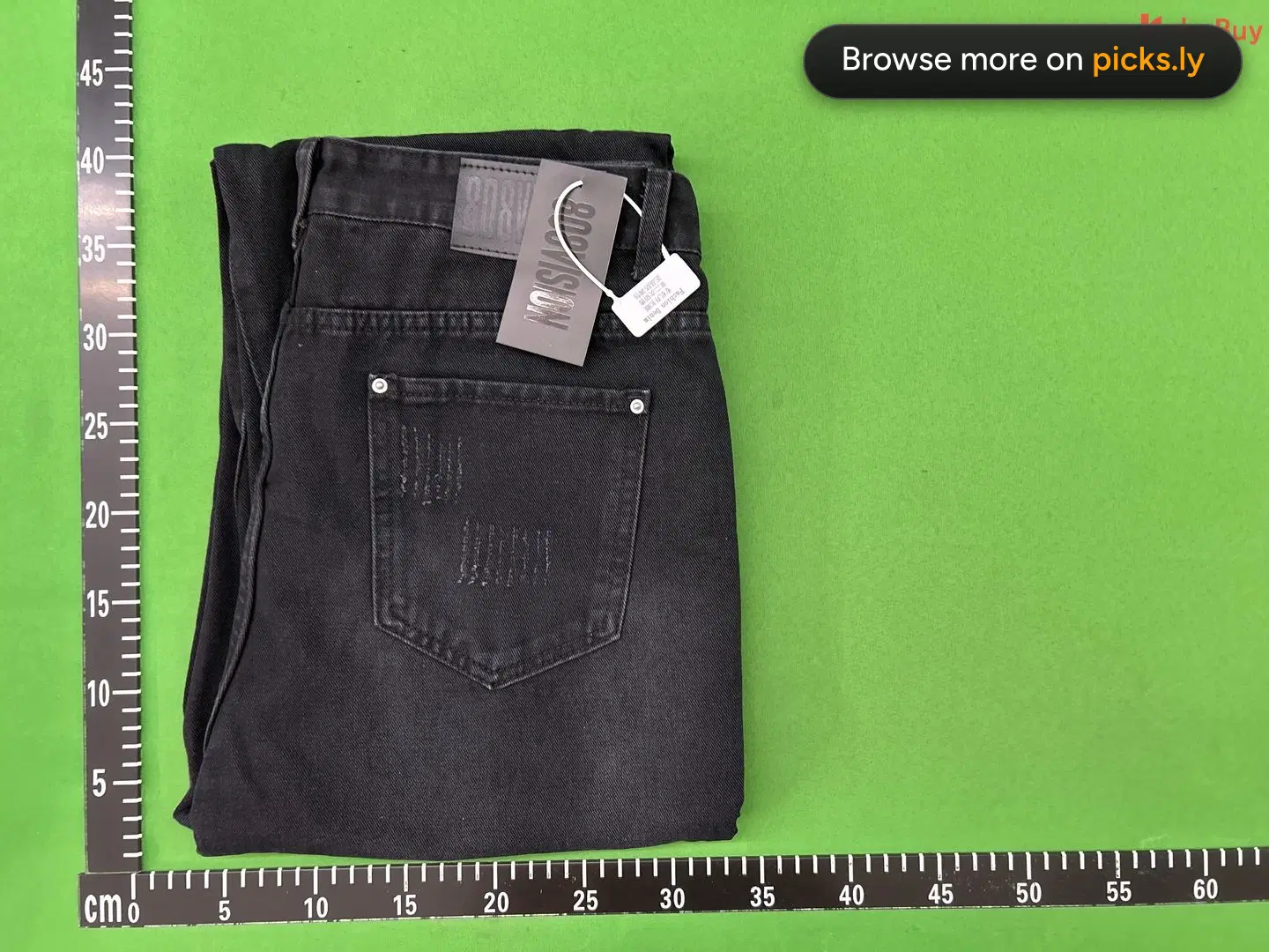 Cross border American retro washed distressed denim jeans for men and women, hip-hop casual street style loose and micro flared pants QC photo 1