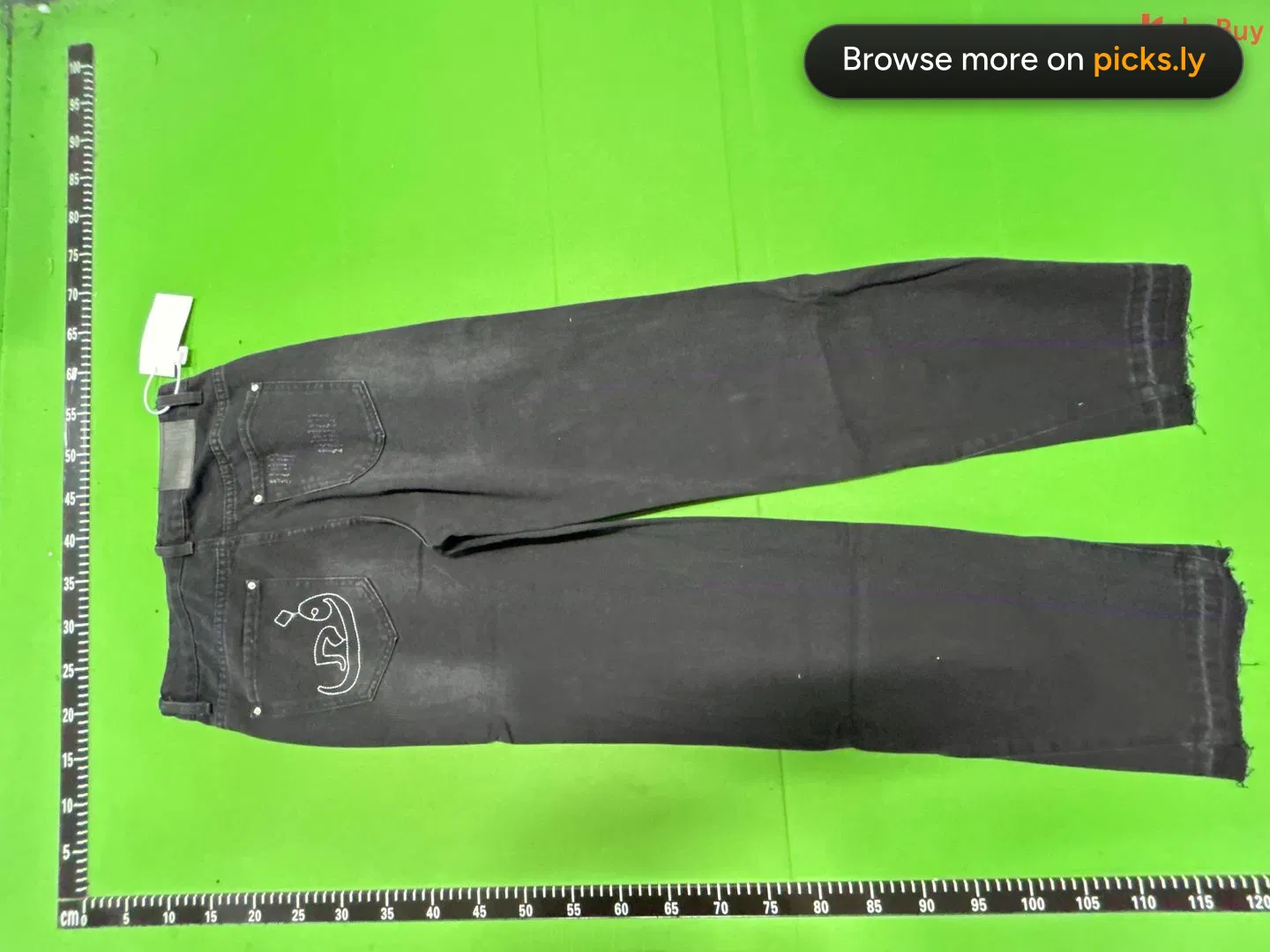 Cross border American retro washed distressed denim jeans for men and women, hip-hop casual street style loose and micro flared pants QC photo 3
