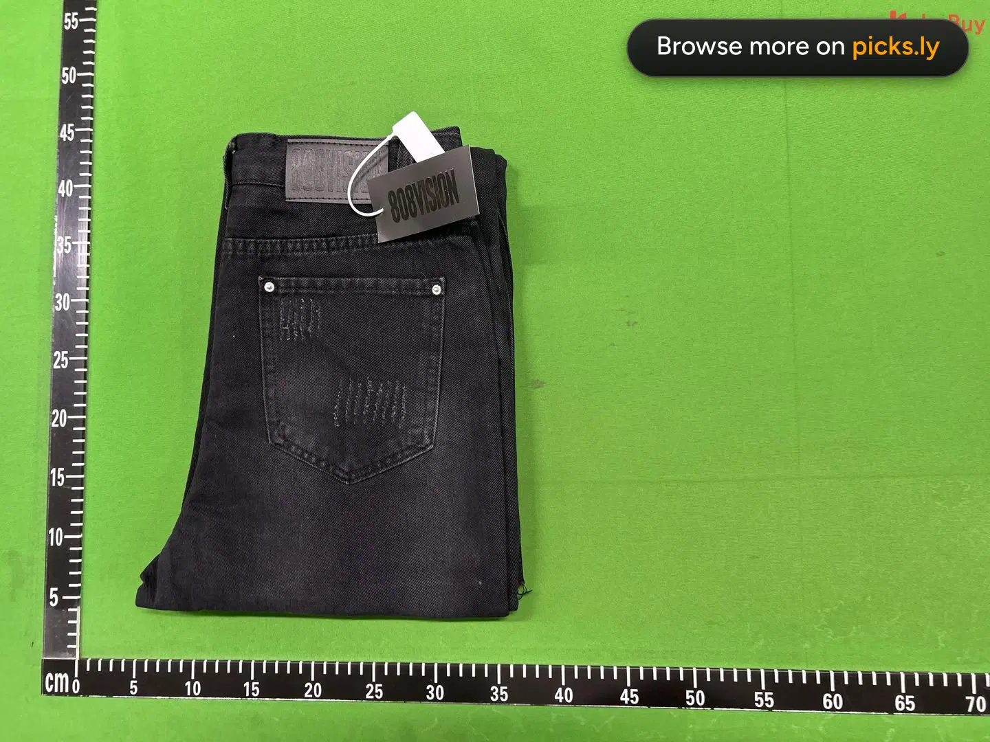 Cross border American retro washed distressed denim jeans for men and women, hip-hop casual street style loose and micro flared pants QC photo 1