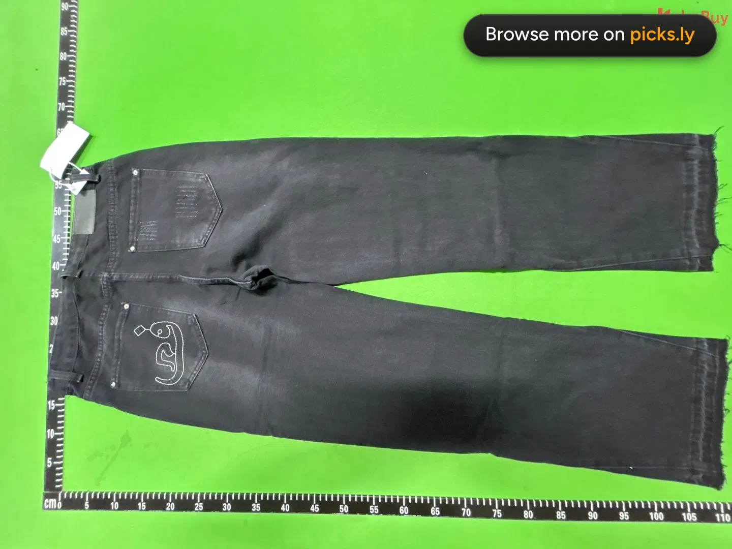 Cross border American retro washed distressed denim jeans for men and women, hip-hop casual street style loose and micro flared pants QC photo 8