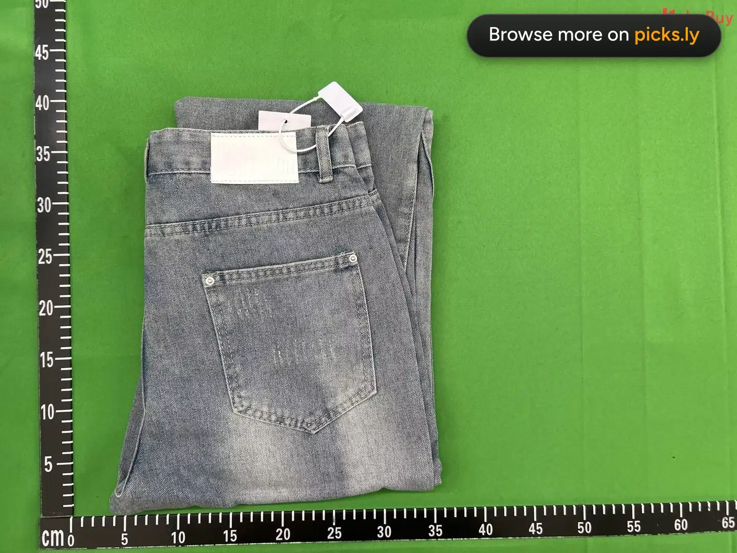 Cross border American retro washed distressed denim jeans for men and women, hip-hop casual street style loose and micro flared pants QC photo 1