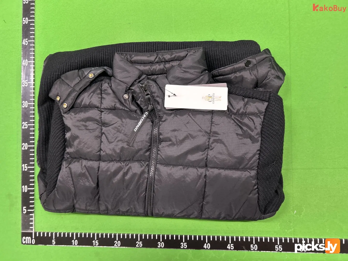 C. P Cross border Company Black Transparent Lens Sleeve Bag Splicing Knitted Hooded Drawstring Clip Cotton Jacket Function QC photo 1