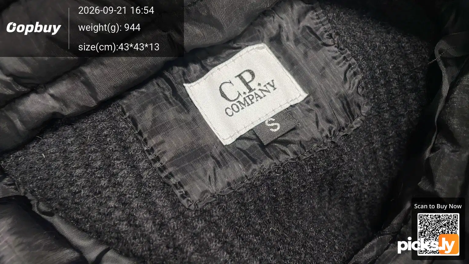 C. P Cross border Company Black Transparent Lens Sleeve Bag Splicing Knitted Hooded Drawstring Clip Cotton Jacket Function QC photo 1