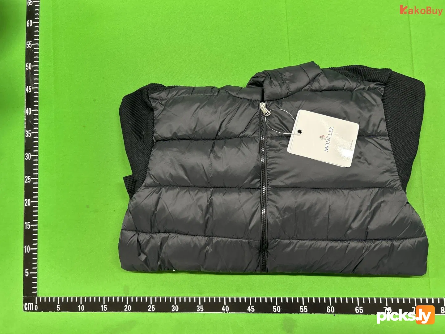 M家跨境Tricot连帽针织拼接轻薄棉服可调节连帽设计日常街头休闲 QC photo 1