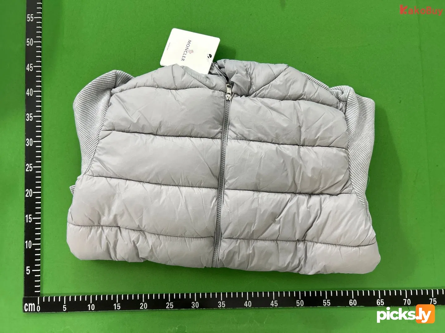 M家跨境Tricot连帽针织拼接轻薄棉服可调节连帽设计日常街头休闲 QC photo 1