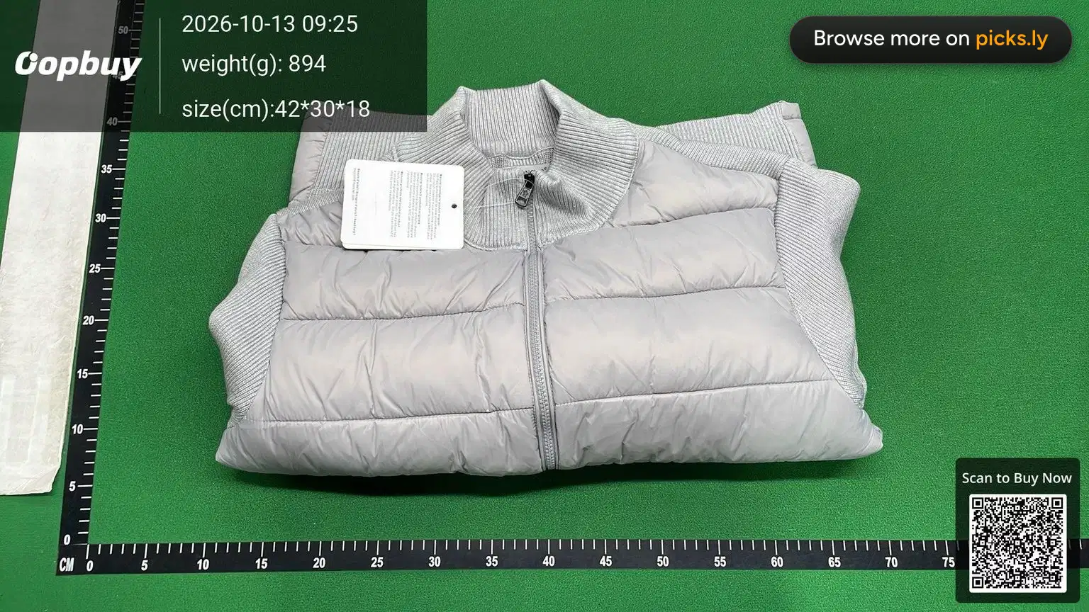 QC photo: M Foreign Trade Cross border Knitted Sleeve Splicing Lightweight Cotton Clothes cardigan Coat Stand up Collar Coat Jacket Light Luxury Business Leisure