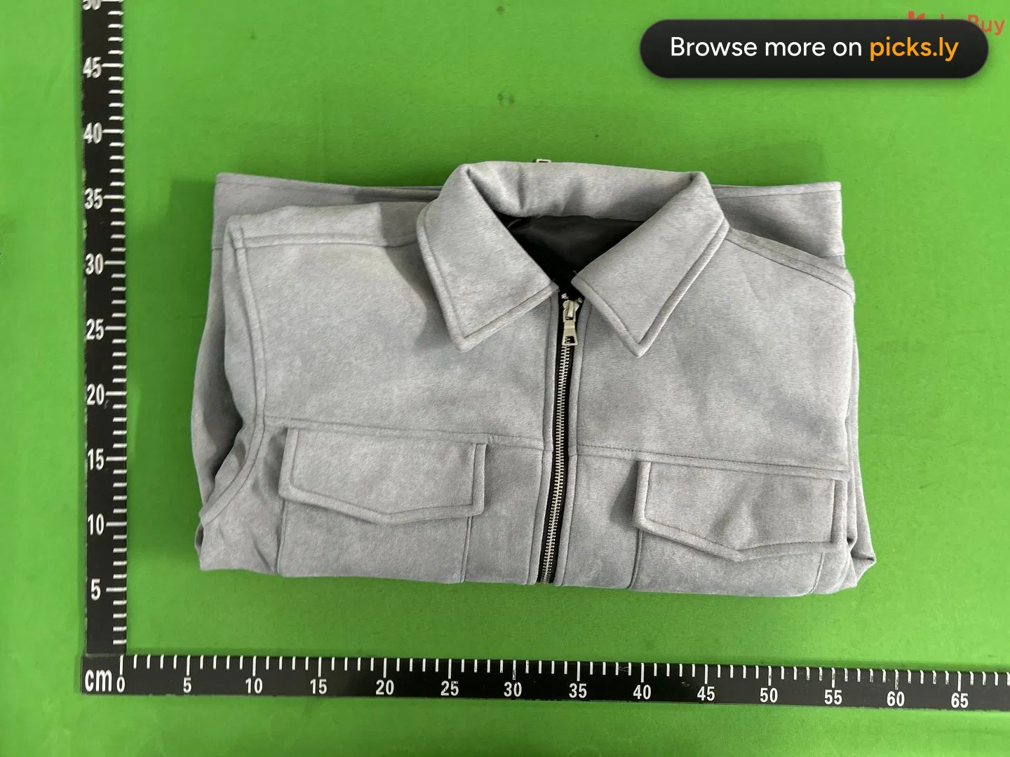 European and American high street ins trendy men's and women's jackets, deer fur velvet thick zipper large pocket jacket jacket jacket jacket jacket jacket QC photo 1