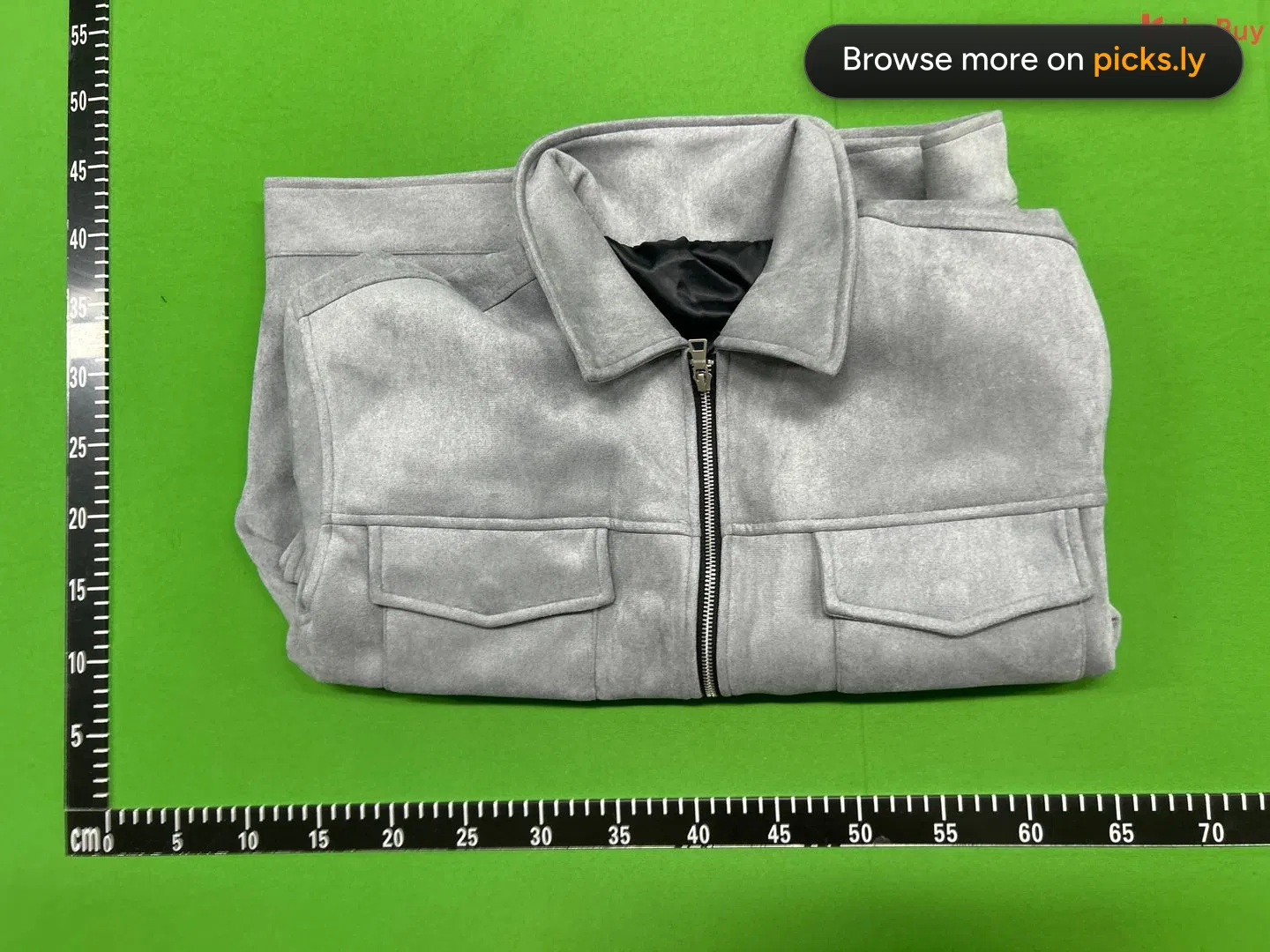 European and American high street ins trendy men's and women's jackets, deer fur velvet thick zipper large pocket jacket jacket jacket jacket jacket jacket QC photo 1