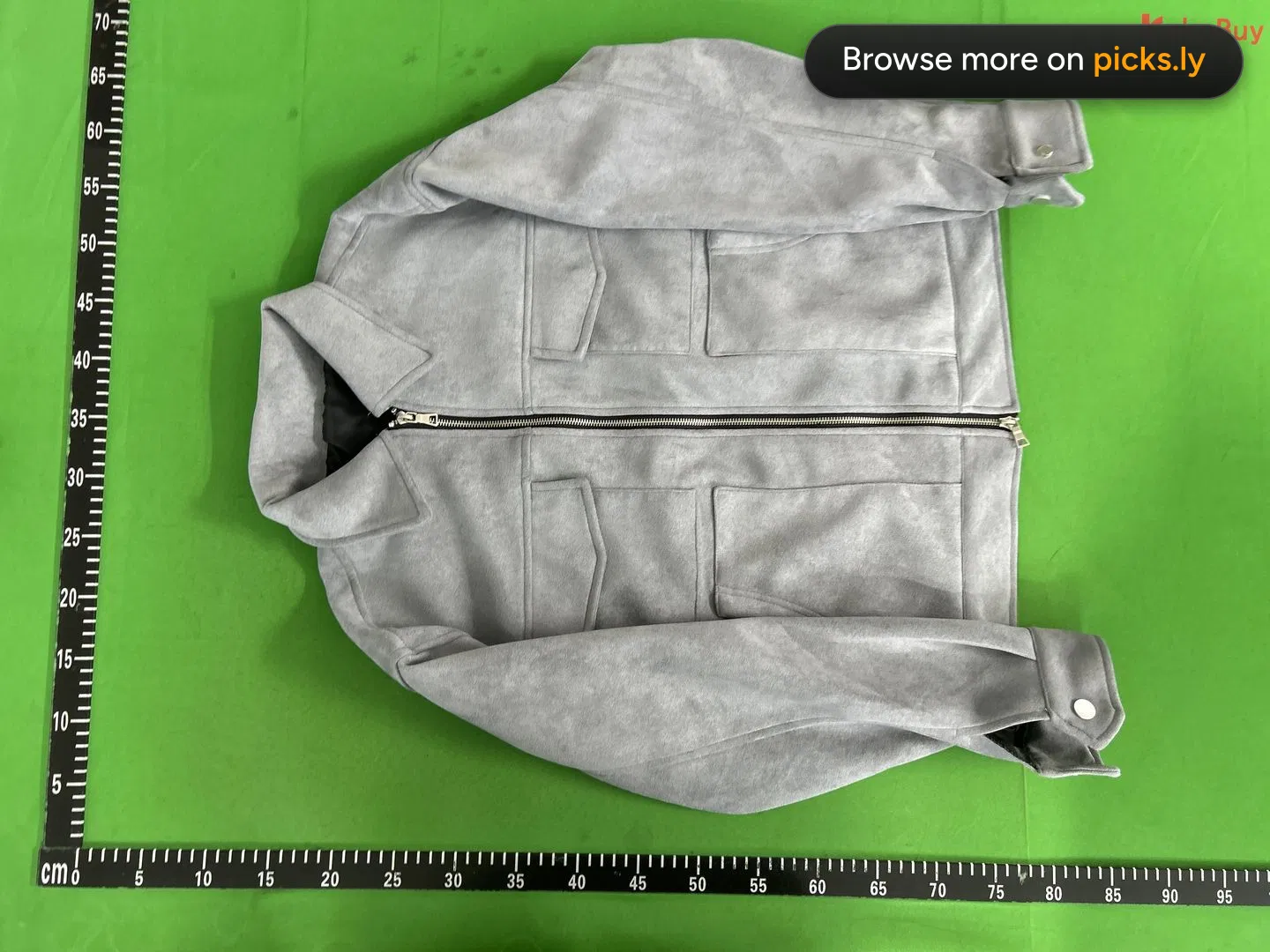 European and American high street ins trendy men's and women's jackets, deer fur velvet thick zipper large pocket jacket jacket jacket jacket jacket jacket QC photo 3