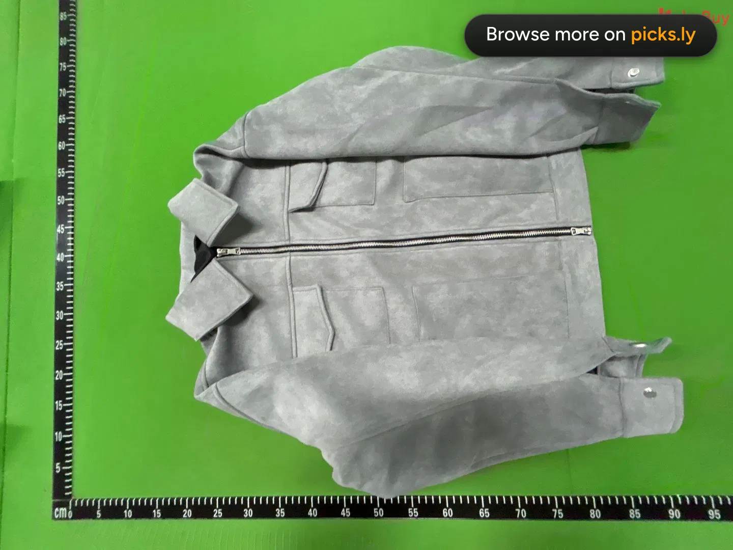 European and American high street ins trendy men's and women's jackets, deer fur velvet thick zipper large pocket jacket jacket jacket jacket jacket jacket QC photo 3