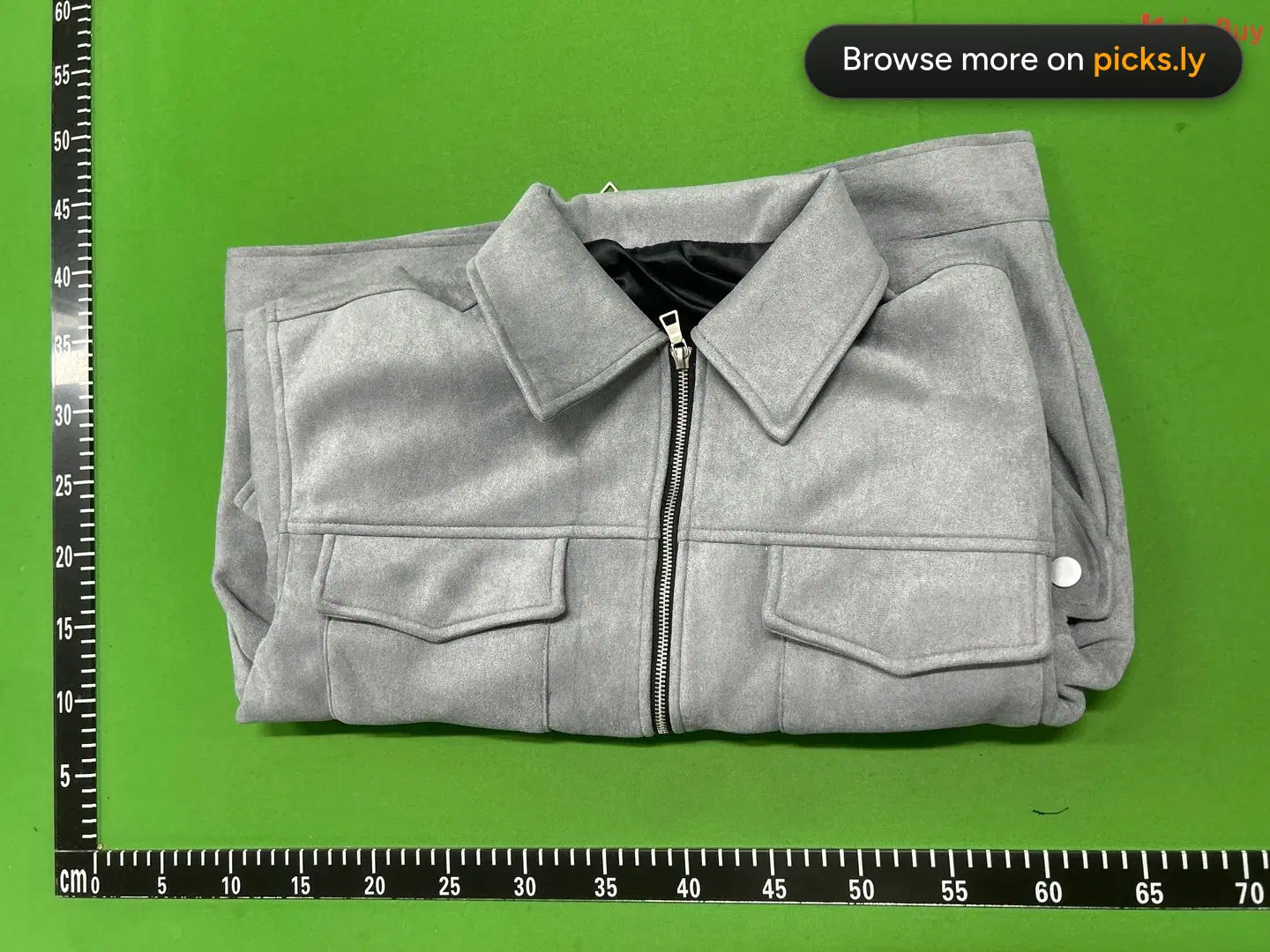 European and American high street ins trendy men's and women's jackets, deer fur velvet thick zipper large pocket jacket jacket jacket jacket jacket jacket QC photo 1