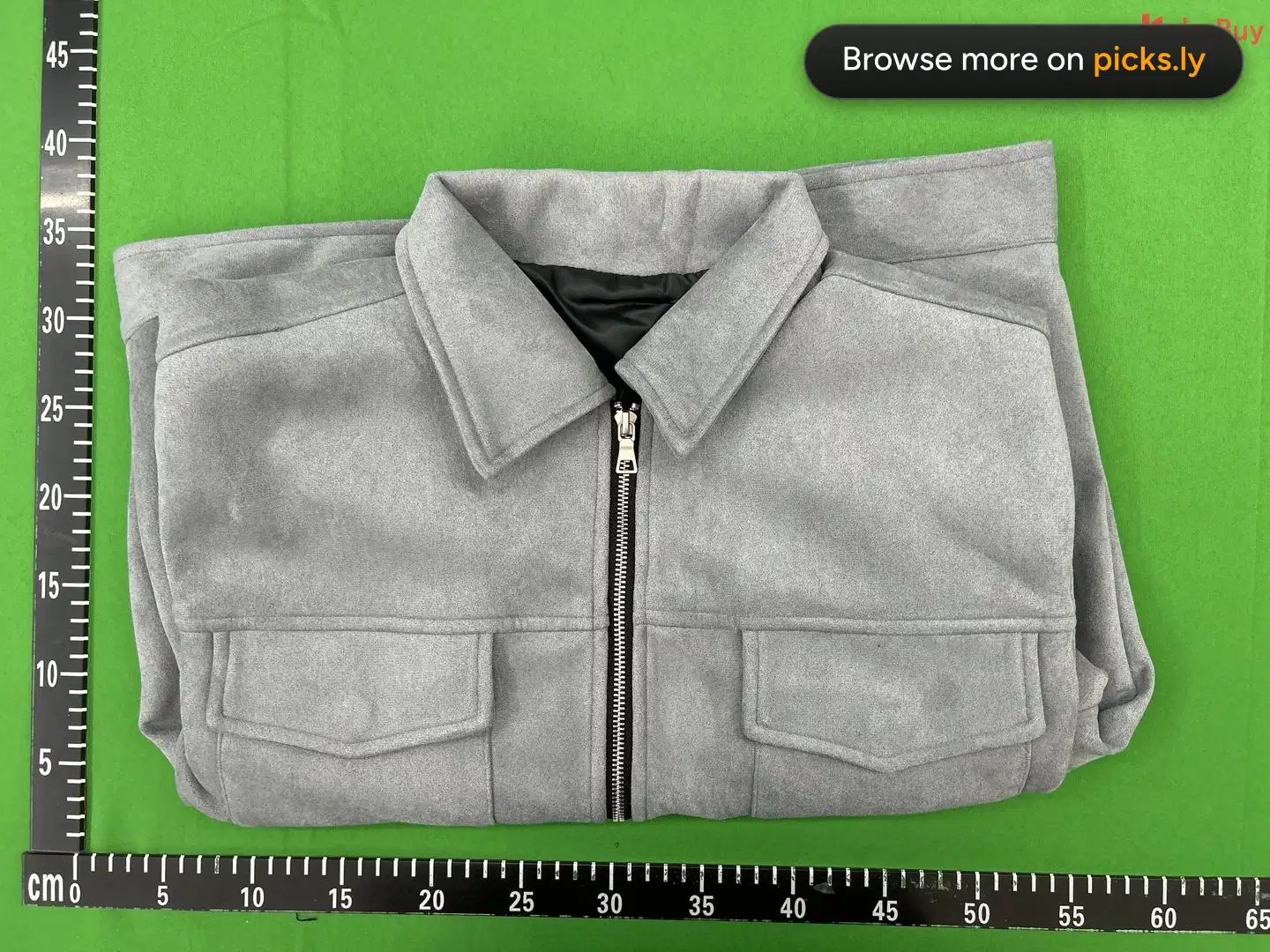 European and American high street ins trendy men's and women's jackets, deer fur velvet thick zipper large pocket jacket jacket jacket jacket jacket jacket QC photo 1