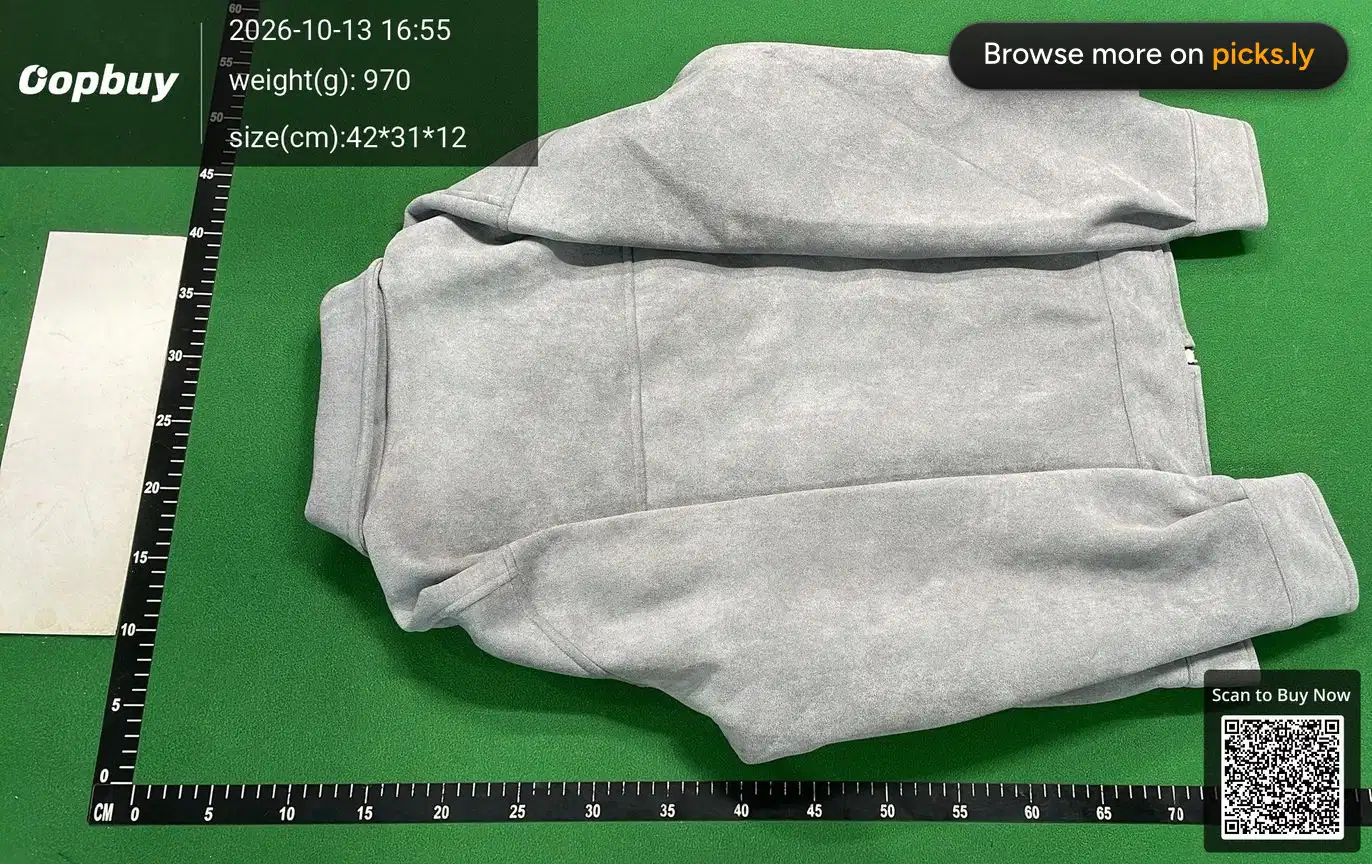 European and American high street ins trendy men's and women's jackets, deer fur velvet thick zipper large pocket jacket jacket jacket jacket jacket jacket QC photo 3