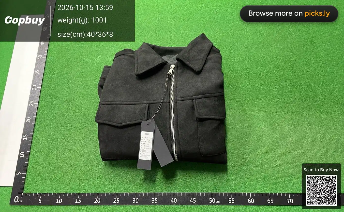 European and American high street ins trendy men's and women's jackets, deer fur velvet thick zipper large pocket jacket jacket jacket jacket jacket jacket QC photo 4