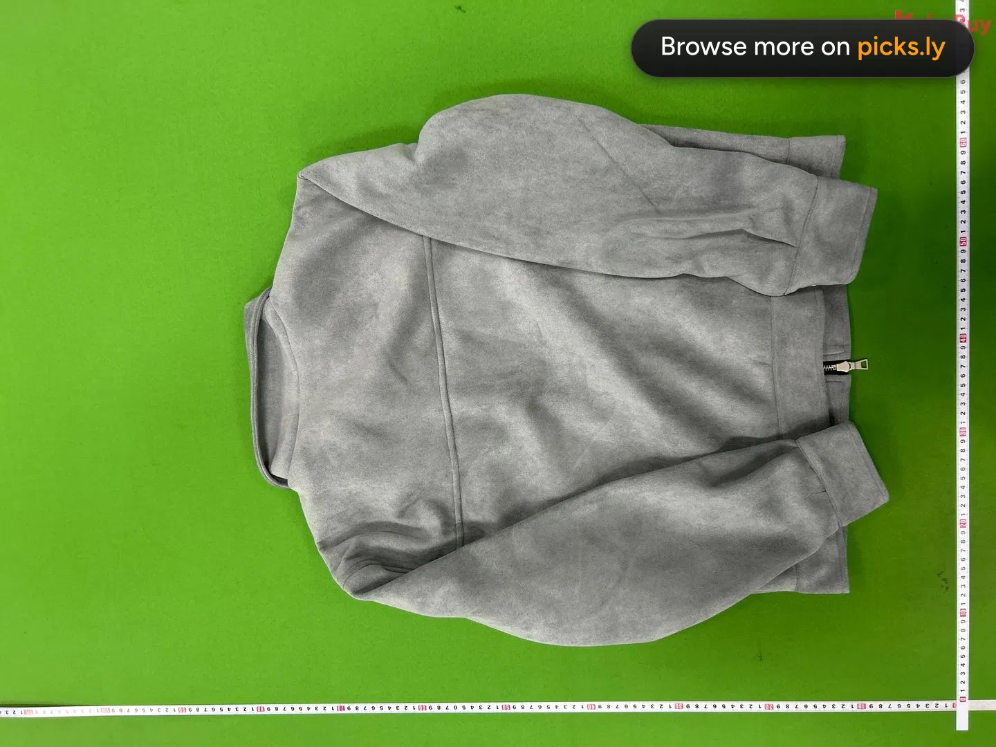 QC photo: European and American high street ins trendy men's and women's jackets, deer fur velvet thick zipper large pocket jacket jacket jacket jacket jacket jacket