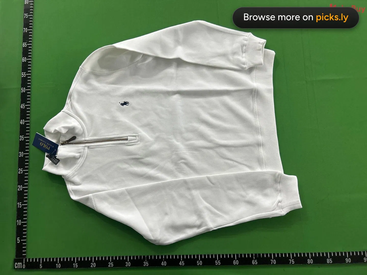 R Embroidered Little Horse Logo Flip Collar Long Sleeve Hoodie Men's Polo Shirt Couple Hoodie Women's Half Zipper Loose American Style QC photo 3