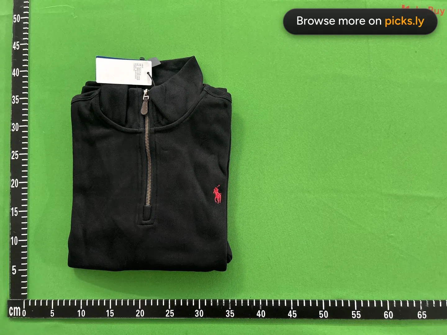 R Embroidered Little Horse Logo Flip Collar Long Sleeve Hoodie Men's Polo Shirt Couple Hoodie Women's Half Zipper Loose American Style QC photo 1