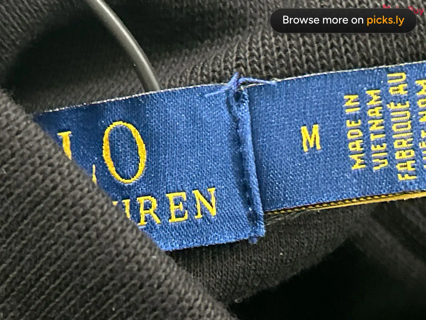R Embroidered Little Horse Logo Flip Collar Long Sleeve Hoodie Men's Polo Shirt Couple Hoodie Women's Half Zipper Loose American Style QC photo 2