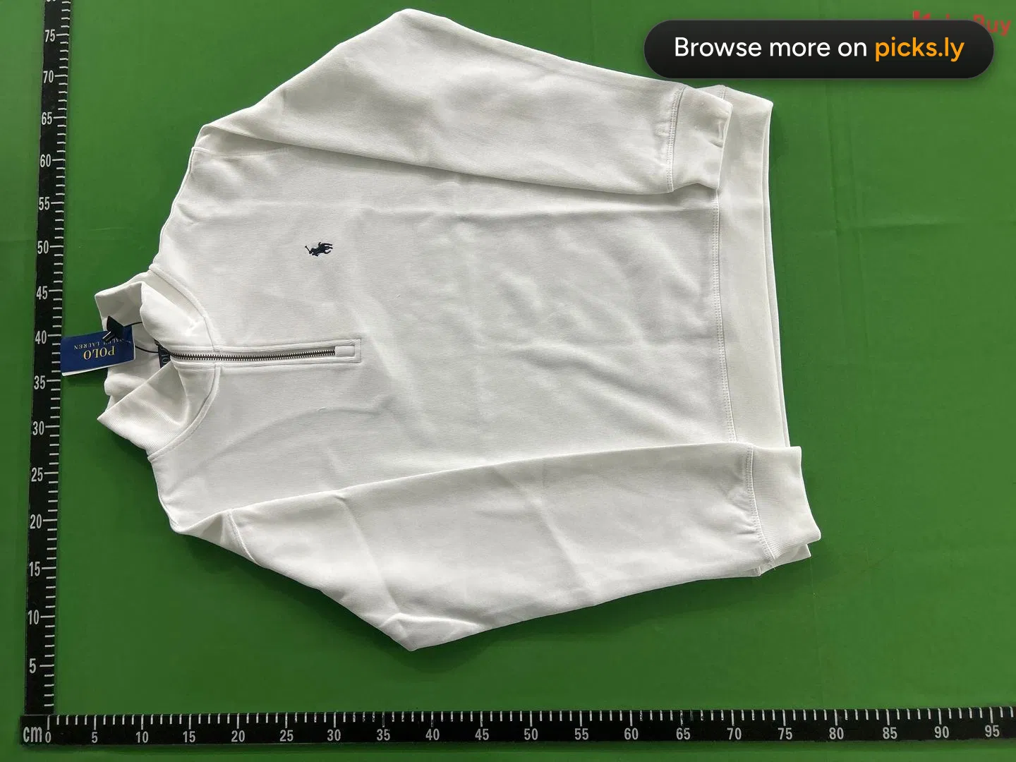 R Embroidered Little Horse Logo Flip Collar Long Sleeve Hoodie Men's Polo Shirt Couple Hoodie Women's Half Zipper Loose American Style QC photo 3