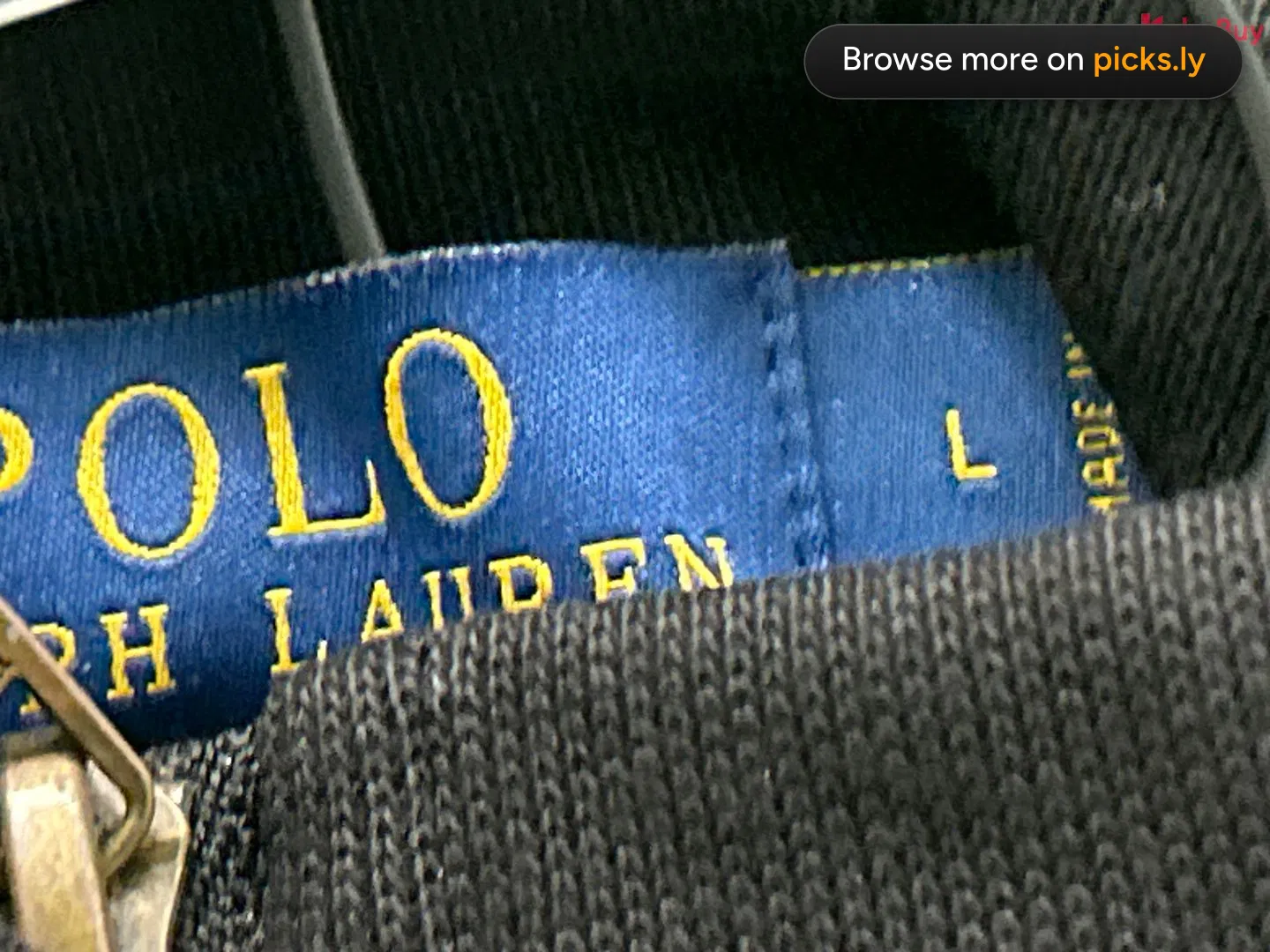 R Embroidered Little Horse Logo Flip Collar Long Sleeve Hoodie Men's Polo Shirt Couple Hoodie Women's Half Zipper Loose American Style QC photo 2