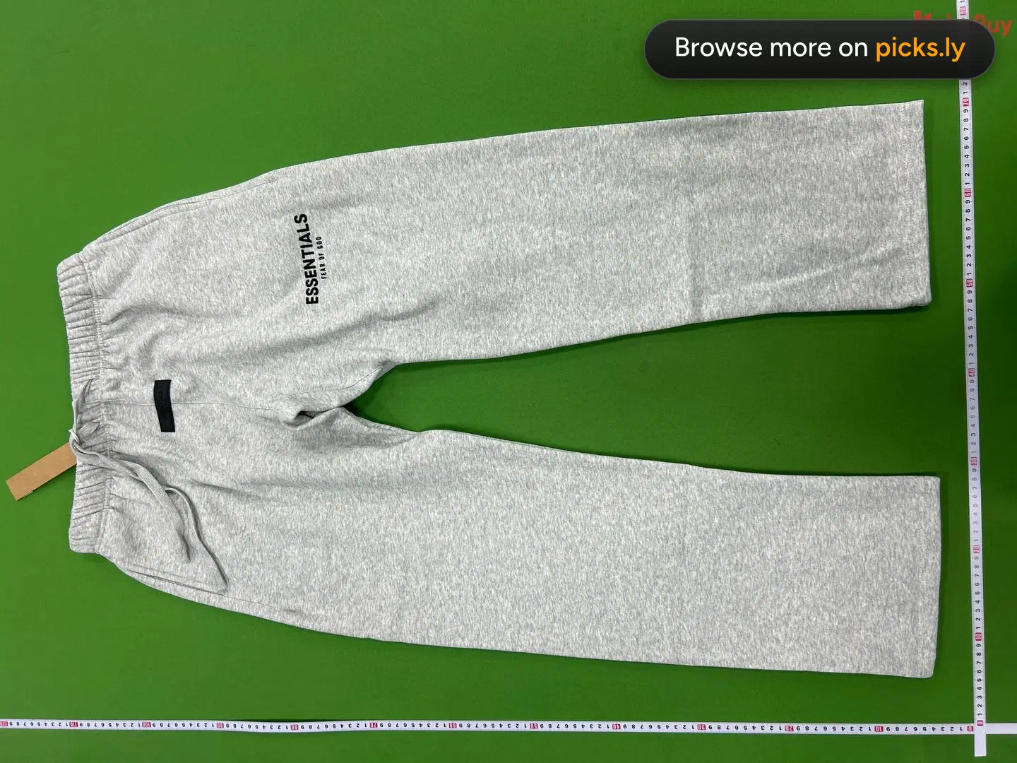 FOG Double Line ESSENTIALSZONE Male and Female Couple Trendy Brand Long Pants High Street Straight Tube Casual Sports Pants QC photo 3