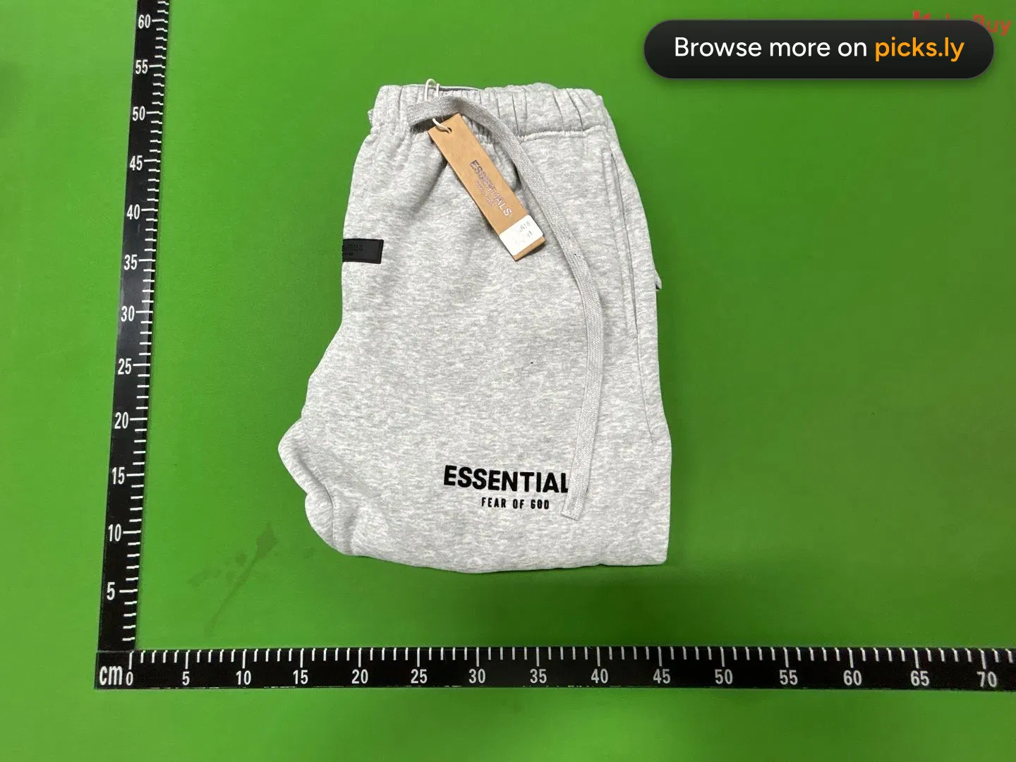 FOG Double Line ESSENTIALSZONE Male and Female Couple Trendy Brand Long Pants High Street Straight Tube Casual Sports Pants QC photo 1