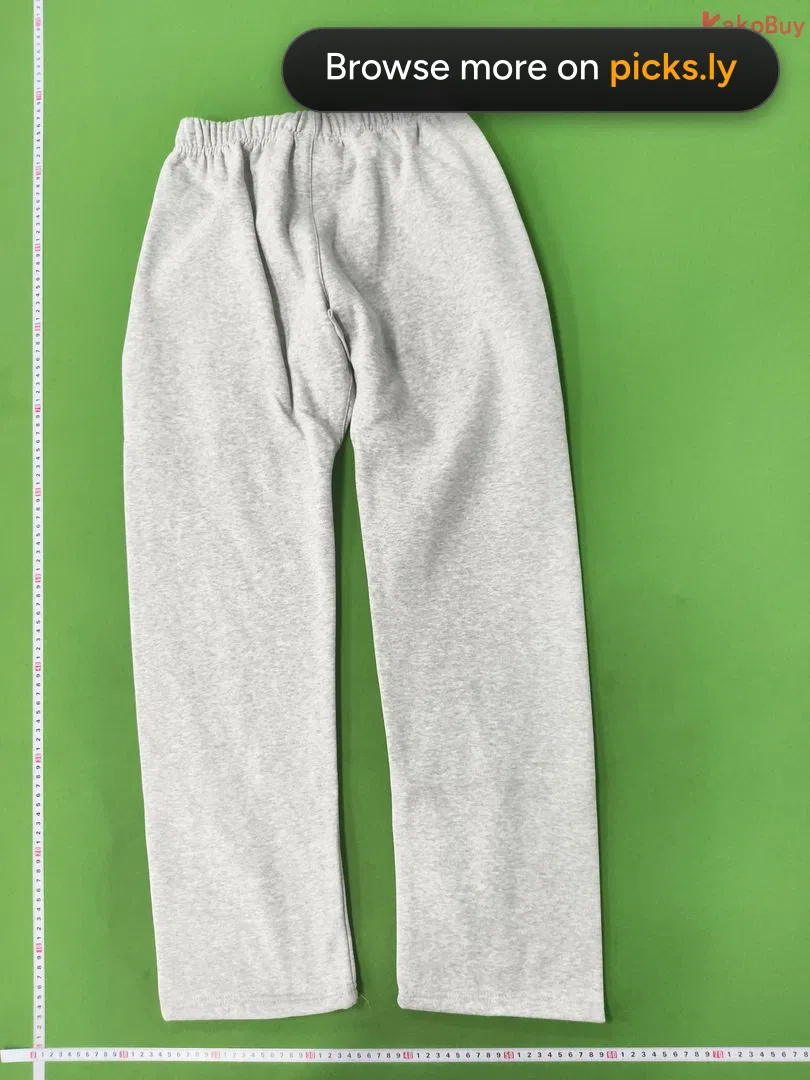 FOG Double Line ESSENTIALSZONE Male and Female Couple Trendy Brand Long Pants High Street Straight Tube Casual Sports Pants QC photo 3