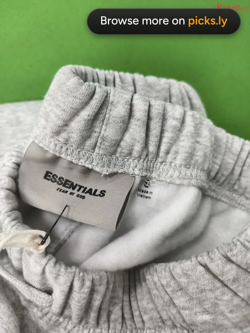 FOG Double Line ESSENTIALSZONE Male and Female Couple Trendy Brand Long Pants High Street Straight Tube Casual Sports Pants QC photo 2