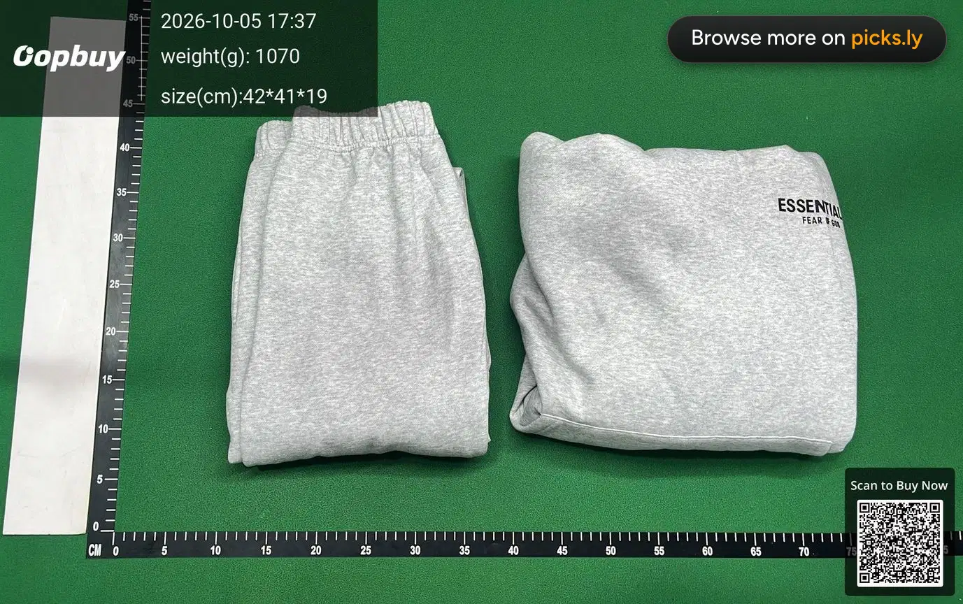 FOG Double Line ESSENTIALSZONE Male and Female Couple Trendy Brand Long Pants High Street Straight Tube Casual Sports Pants QC photo 4