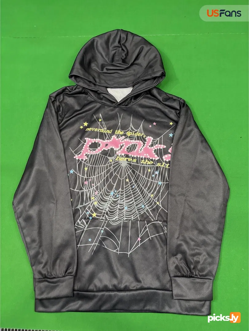 Foreign Trade Independent Station European and American Men's and Women's Same Style Hoodie Printed Hoodie Men's and Women's Printed Spider Sp5der Hoodies QC photo 2
