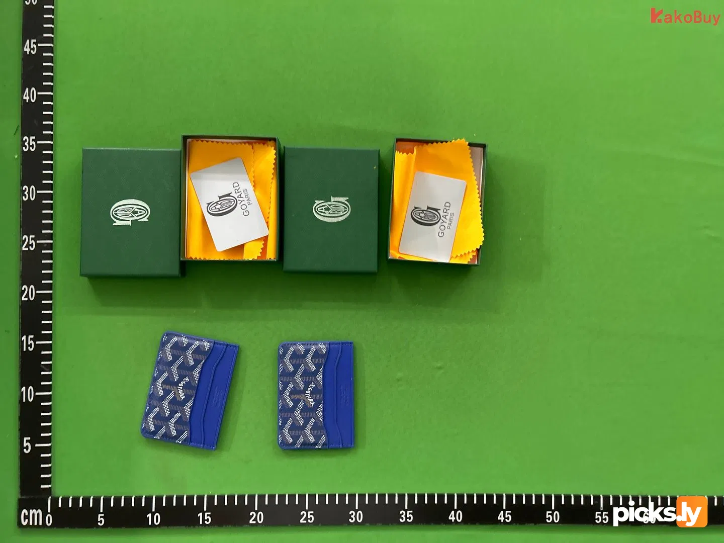 In stock new Goyard bag, men's and women's credit card bag, real pickup set, elegant German bag, card clip, Goya dog tooth card bag QC photo 2