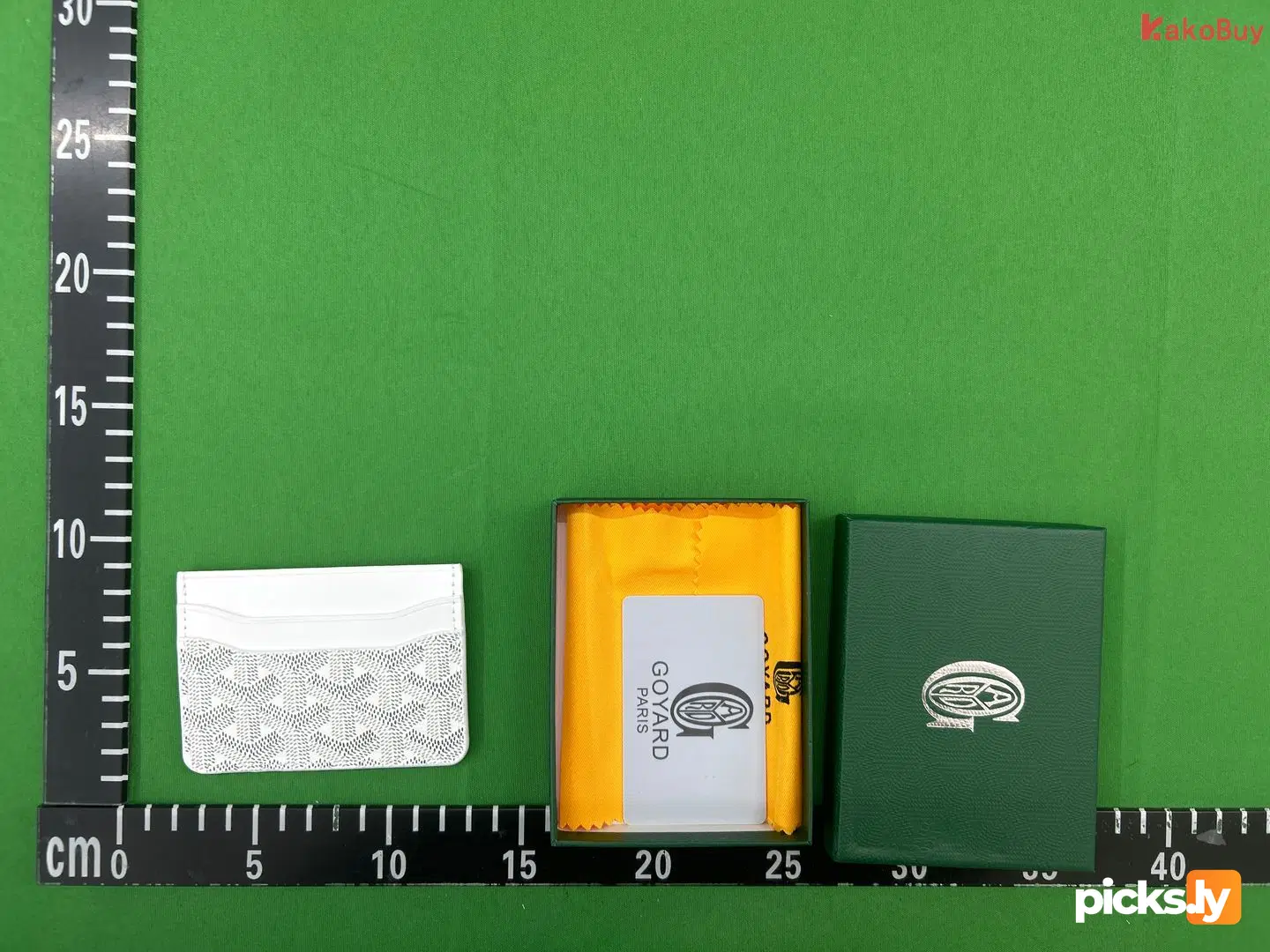 In stock new Goyard bag, men's and women's credit card bag, real pickup set, elegant German bag, card clip, Goya dog tooth card bag QC photo 1