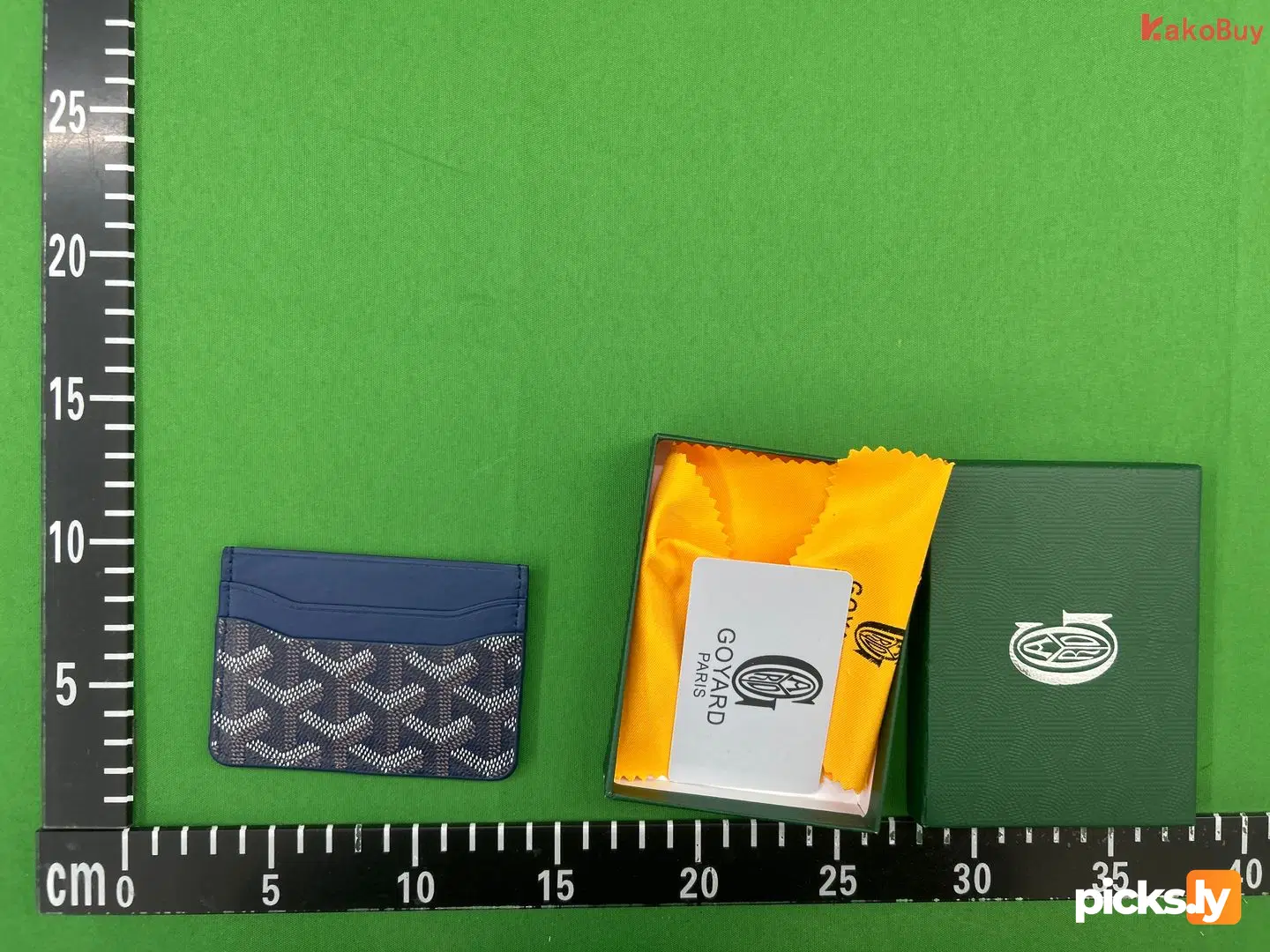 In stock new Goyard bag, men's and women's credit card bag, real pickup set, elegant German bag, card clip, Goya dog tooth card bag QC photo 1