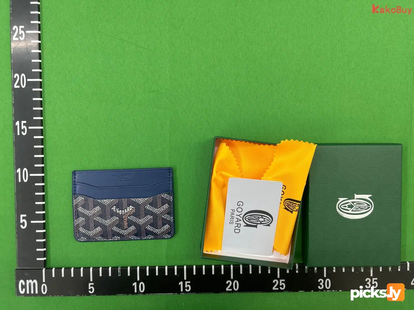 In stock new Goyard bag, men's and women's credit card bag, real pickup set, elegant German bag, card clip, Goya dog tooth card bag QC photo 2