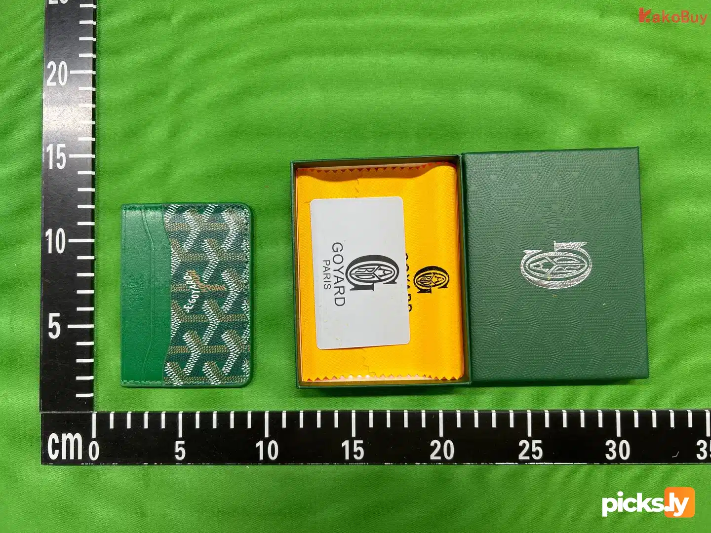 In stock new Goyard bag, men's and women's credit card bag, real pickup set, elegant German bag, card clip, Goya dog tooth card bag QC photo 2