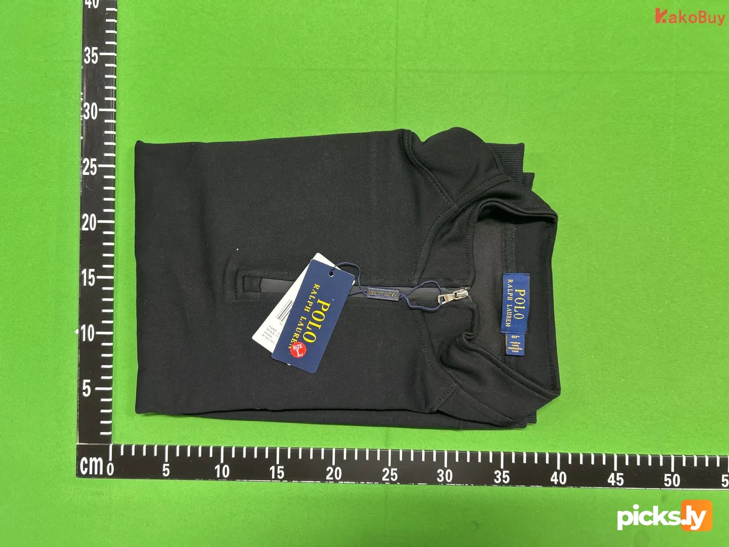 Ralph Lauren jacket, ponytail logo, half zipper pullover, stand up collar, long sleeved sweatshirt, cross-border jacket, men's style, autumn thick version QC photo 4