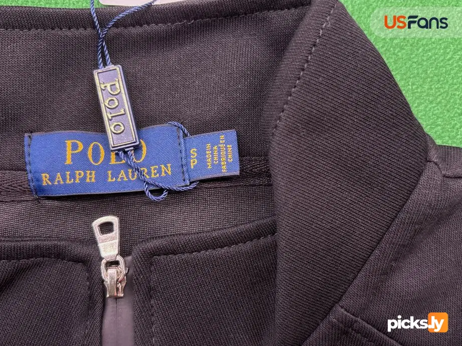 Ralph Lauren jacket, ponytail logo, half zipper pullover, stand up collar, long sleeved sweatshirt, cross-border jacket, men's style, autumn thick version QC photo 1