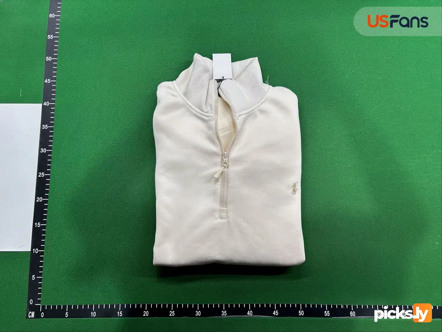 Ralph Lauren jacket, ponytail logo, half zipper pullover, stand up collar, long sleeved sweatshirt, cross-border jacket, men's style, autumn thick version QC photo 4