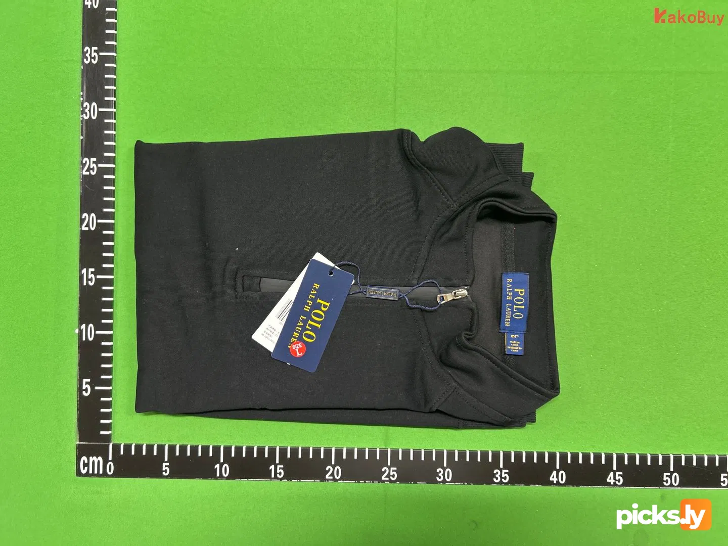 Ralph Lauren jacket, ponytail logo, half zipper pullover, stand up collar, long sleeved sweatshirt, cross-border jacket, men's style, autumn thick version QC photo 5