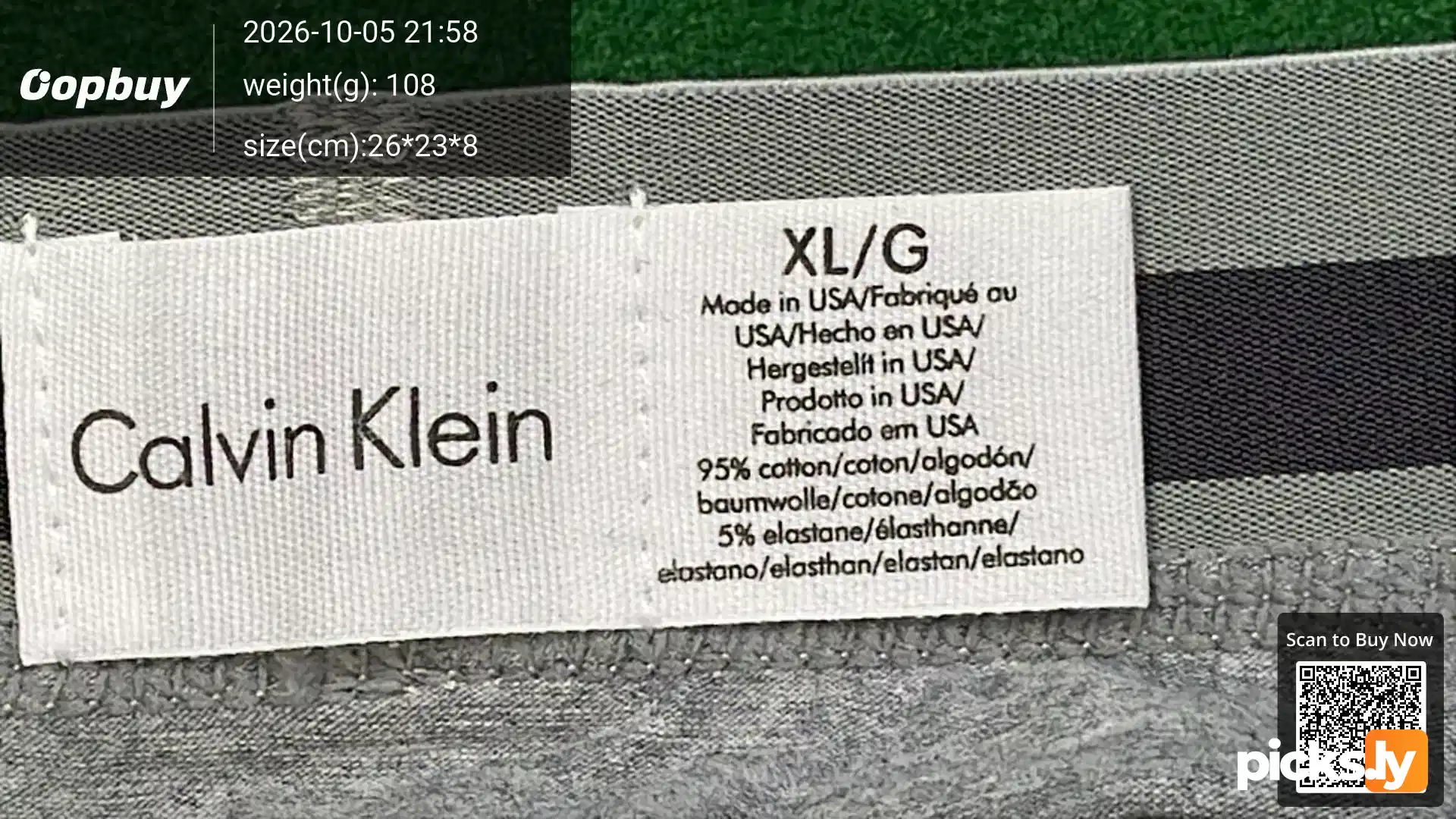 CK boxers Underwear man original single brand underwear, spring and summer men's seamless underwear, fashionable men's flat angle low pants, Calvin Klein men underwear, four corner summer breathable shorts, trendy brand high-end luxury men's pants legs QC photo 1