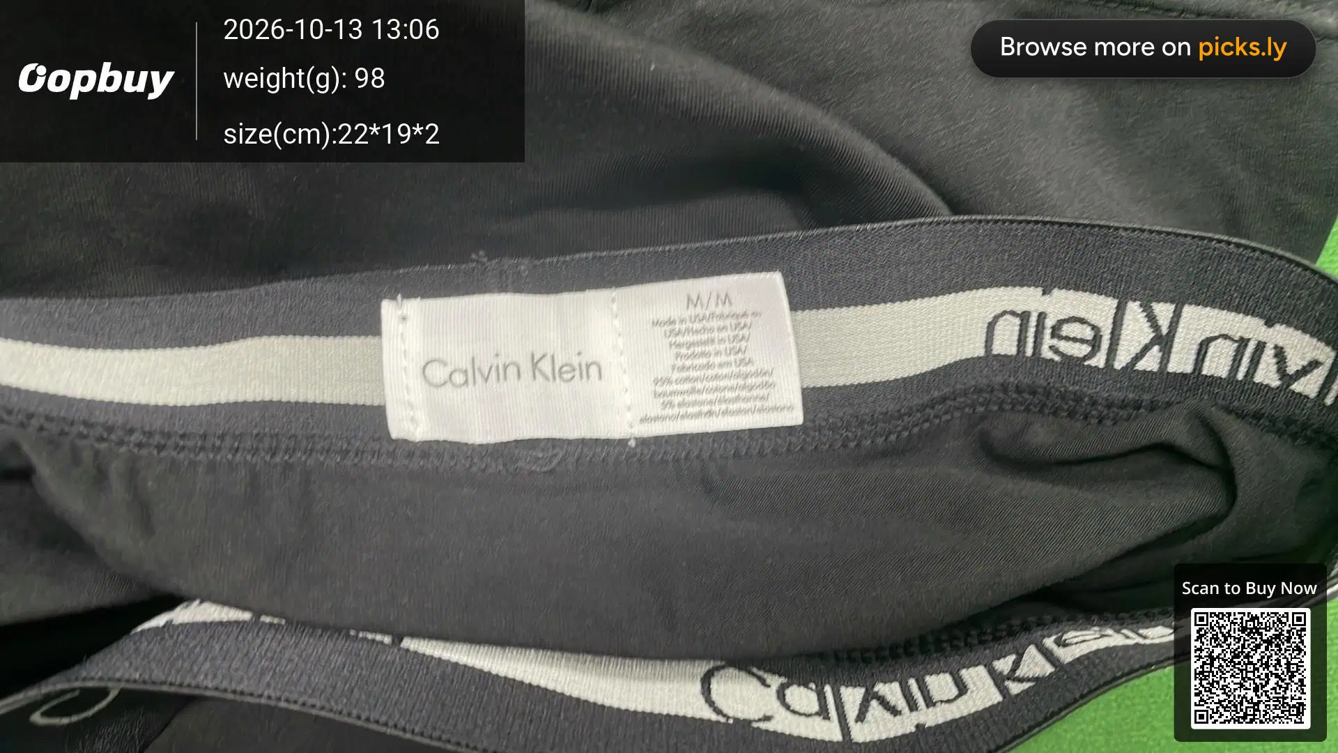 CK boxers Underwear man original single brand underwear, spring and summer men's seamless underwear, fashionable men's flat angle low pants, Calvin Klein men underwear, four corner summer breathable shorts, trendy brand high-end luxury men's pants legs QC photo 1