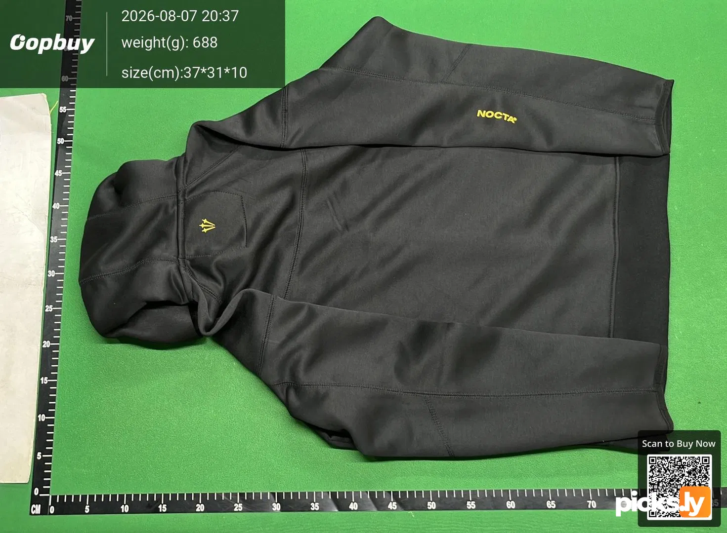 NIKE x NOCTA 联名款 亚版 连帽开衫卫衣 Tech Fleece 品牌Logo印花运动拉链连帽运动休闲外套 QC photo 3