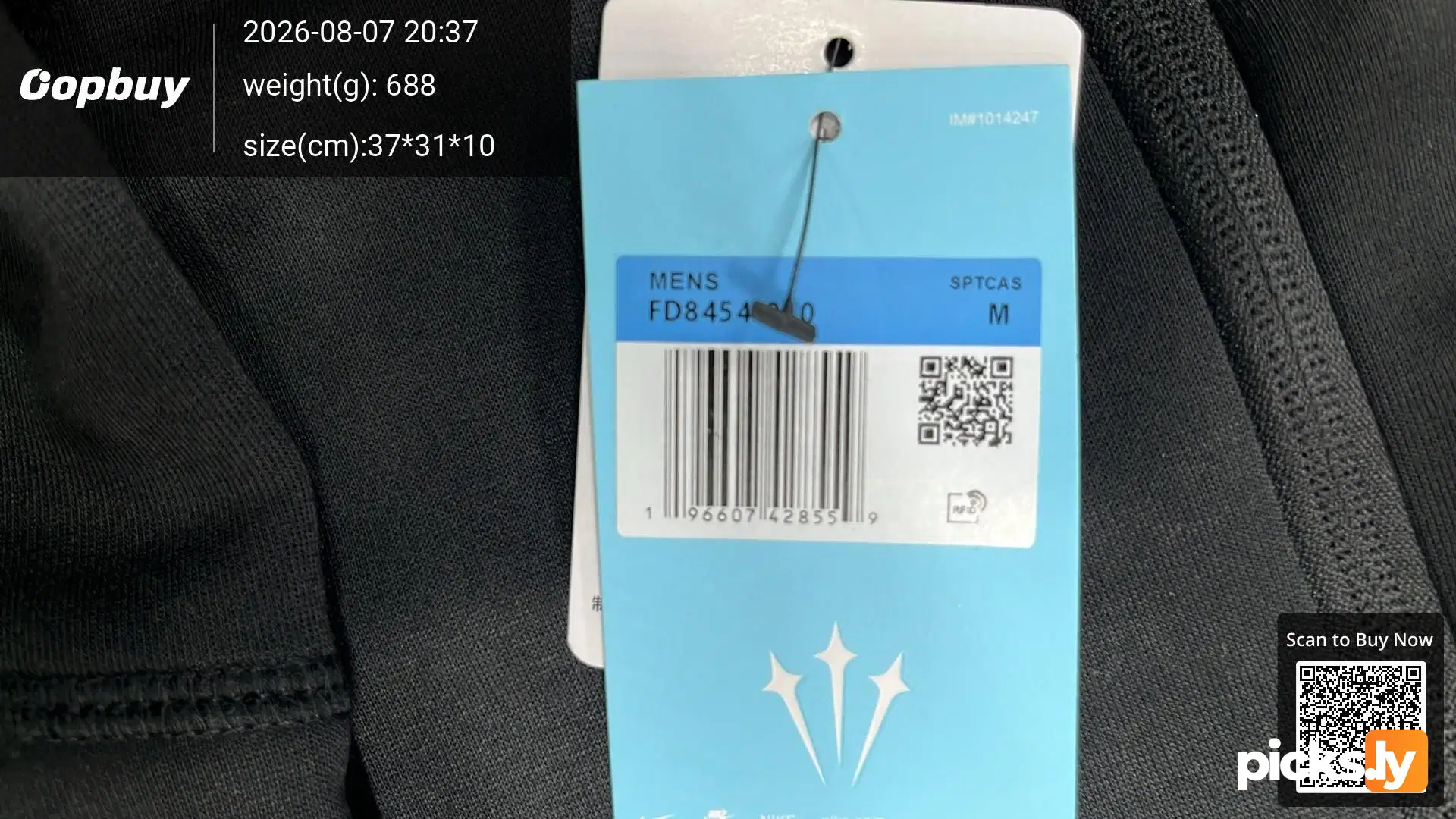NIKE x NOCTA 联名款 亚版 连帽开衫卫衣 Tech Fleece 品牌Logo印花运动拉链连帽运动休闲外套 QC photo 1